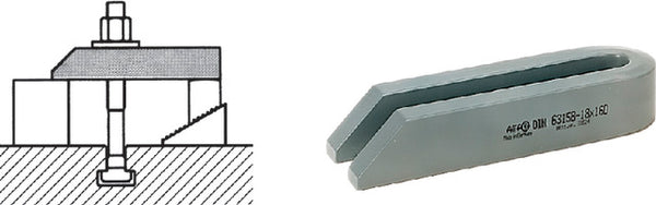 Spanneisen AMF, Gabelspanneisen abgeschrägt