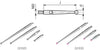 Measuring insert with HM ball