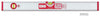 Aluminium-Wasserwaage BMI, ALUSTAR, silber eloxiert, mit Magnet