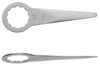 Schneidmesser gerade Form, Schneidenlänge 40 mm, Gesamtlänge 90 mm FEIN,