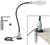 LED-Lupenleuchte BAUER & BÖCKER, mit Klemme und Magnetfuß