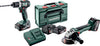 Akku-Bohrschrauber-Set METABO, BS 18 L BL + W 18 L BL 9-125