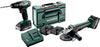 Akku-Bohrschrauber-Set METABO, BS 18 + W 18 7-125