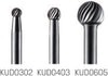 HM-Kleinfrässtift PRETEC, Kugelform Standardverzahnung Z=3
