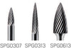 HM-Kleinfrässtift PRETEC, Spitzbogenform Standardverzahnung Z=3
