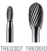 HM-Kleinfrässtift PRETEC, Tropfenform Standardverzahnung Z=3
