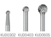 HM-Kleinfrässtift PFERD, Kugelform Z=4