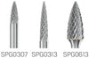 HM-Kleinfrässtift PFERD, Spitzbogenform Z=4