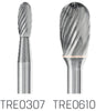 HM-Kleinfrässtift PFERD, Tropfenform Z=5