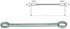 Double ring spanner BAHCO, straight