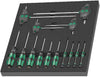 Werkstattwagen-Einlage WERA, TORX® HF Schraubendreher Set 1, 14‑teilig