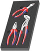 Werkstattwagen-Einlage WERA, KNIPEX Zangen Set 1, 3‑teilig