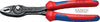 Frontgreifzange KNIPEX, atramentiert, Kopf poliert, Mehrkomponenten-Hülle