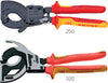 VDE-Kabelschneider KNIPEX, lackiert mit Mehrkomponentenhülle