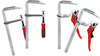 Ganzstahl-Zwingen-SET BESSEY, 2× Hebel-/2× Schraubzwinge