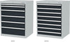 Schubladenschrank PRETEC, 6 bzw. 8 Schubladen