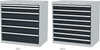 Schubladenschrank PRETEC, 6 bzw. 8 Schubladen