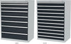 Schubladenschrank PRETEC, 8 bzw. 11 Schubladen