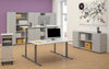 Conference tables GERAMOEBEL, light grey D-900 Light grey, round column