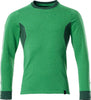 Sweatshirt ACCELERATE MASCOT, Premium Performance, grasgrün/grün