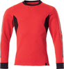 Sweatshirt ACCELERATE MASCOT, Premium Performance, verkehrsrot/schwarz
