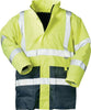 Warnschutzkleidung SAFESTYLE, Parka 2-in-1, gelb/marine