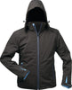 Funktionsbekleidung ELYSEE, Softshell-Jacke mit Kapuze, schwarz