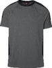 T-Shirt ID, PRO WEAR, mit Kontrast, silver grey