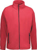 Microfleece-Herrenjacke ID, Microfleece-Herrenjacke, rot