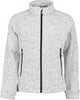 Quilted fleece men's jacket Quilted fleece jacket men, grey-mottled 001200M