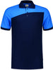 Poloshirt TRICORP, Bicolor mit Quernaht, dunkelblau/türkis