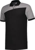 Poloshirt TRICORP, Bicolor mit Quernaht, schwarz/grau