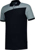 Poloshirt TRICORP, Bicolor mit Quernaht, schwarz/grau