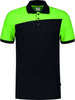 Poloshirt TRICORP, Bicolor mit Quernaht, schwarz/lime