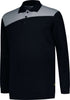 Sweatshirt TRICORP, Bicolor mit Polokragen, schwarz/grau