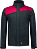 Softshelljacke TRICORP, Bicolor mit Quernaht, dunkelgrau/rot