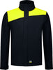 Softshelljacke TRICORP, Bicolor mit Quernaht, schwarz/gelb