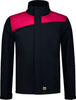 Softshelljacke TRICORP, Bicolor mit Quernaht, schwarz/rot
