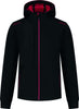 Softshelljacke TRICORP, Accent, mit Kapuze, schwarz/rot