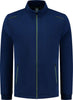 Sweatjacke TRICORP, Accent, dunkelblau/oliv