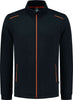 Sweatjacke TRICORP, Accent, schwarz/orange