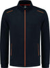 Sweatjacke TRICORP, Accent, schwarz/orange