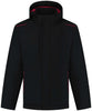Winterjacke TRICORP, Tech Shell Accent, schwarz/rot