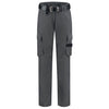 TWILL trousers, women, dark grey 0033040