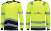T-Shirt TRICORP, Multinorm Bicolor, gelb/ dunkelblau