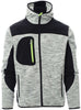 Strick-Softshelljacke PAYPER, TRIP, grau meliert/schwarz