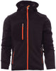 Strick-Softshelljacke PAYPER, TRIP, stahlgrau/schwarz