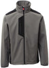 Softshelljacke PAYPER, GALWAY, rauchgrau/schwarz