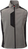 Softshellweste PAYPER, CORK, rauchgrau/schwarz