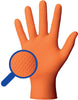 Einweghandschuh INDUSTRADE, Diamantstruktur Orange